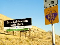 Scenic Drive Entrance to Billings from airport