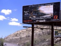 A Glorious Billboard Yellowstone Art Museum no longer uses these.